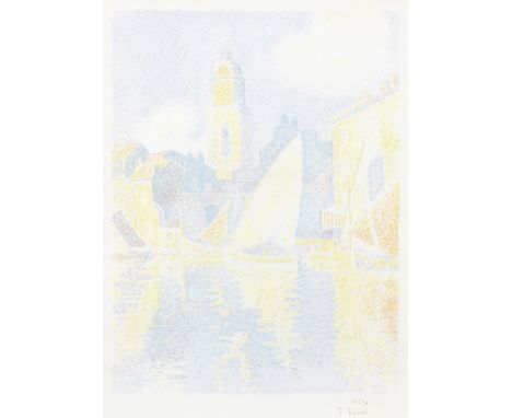 Paul Signac (1863-1935)Saint-Tropez: Le Port (Kornfeld &amp; Wick 19) Lithograph in colours, 1897-98, on wove paper, signed a