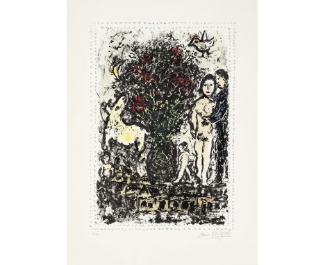 Marc Chagall (1887-1985)Evocation (Mourlot 1001) Lithograph in colours, 1983, on Arches wove paper, signed and numbered 23/50