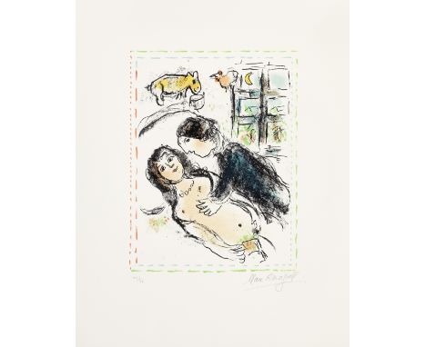 Marc Chagall (1887-1985)Hyménée (Mourlot  1017) Lithograph in colours, 1983, on Arches wove paper, signed and numbered 17/50 