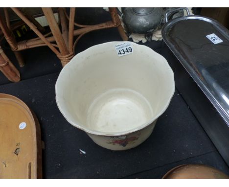 Crown Ducal floral planter, H ~ 19cm