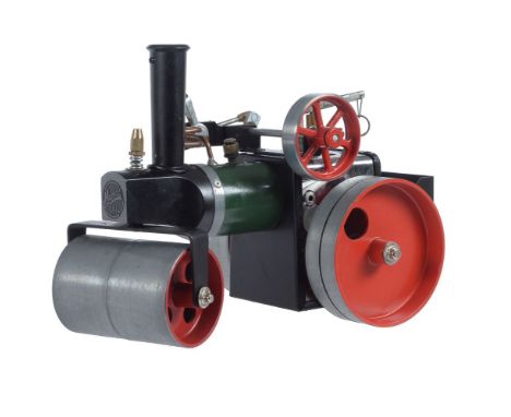 A Mamod SR1 live steam road roller, in original box with packing.