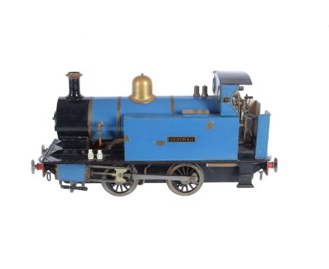 A well engineered  3 1/2 inch gauge model of a 0-4-0 'Juliet' side tank locomotive No 16 'Deborah', built to the design by LB