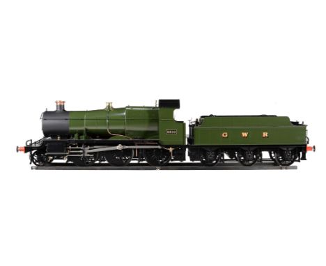 A fine exhibition standard 7 1/4 gauge model of a Great Western Railway 2-6-0 Mogul tender locomotive No 5310, built to works