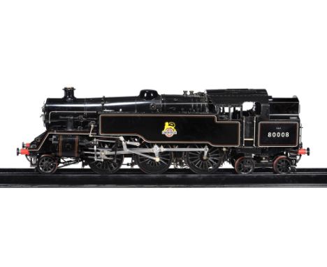 A fine exhibition standard model of a 7 1/4 inch gauge British Railways Class 4T  2-6-4 tank locomotive No 80008, completed b