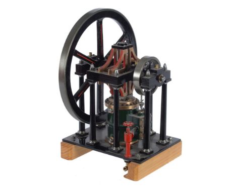 A well engineered model of a James Booth rectilinear live steam stationary engine, built by its late owner from Anthony Mount