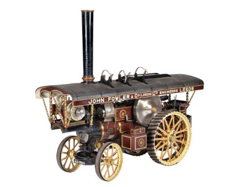 A fine exhibition quality 3 inch scale model of the compound Fowler Showmans engine 'Viscountess', registration number AD 196