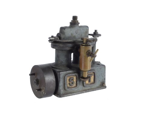 A well engineered model of a Stuart Turner 'Sun' live steam marine engine. 3/4 inch stroke by 3/4 inch bore. Fitted with disp