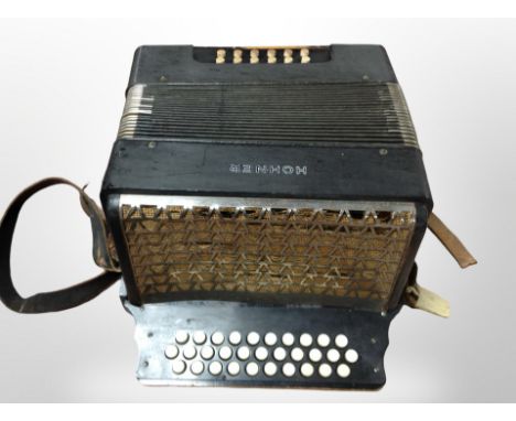 A Hohner accordion.