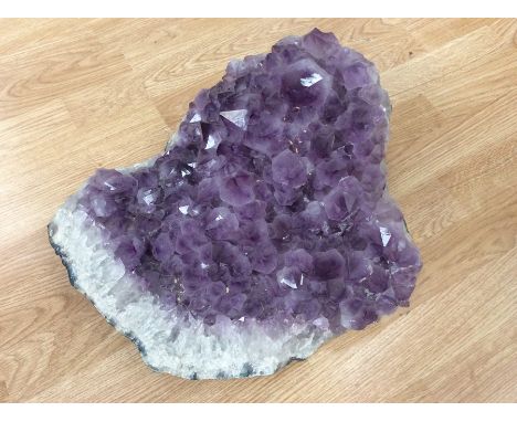 A large amethyst specimen, size approx. 14'' x 13'' &nbsp;