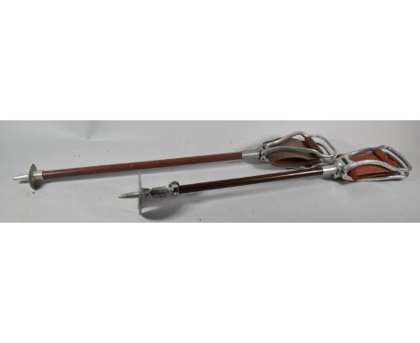 Two Vintage Vintage Shooting Sticks, One by Gamebird 
