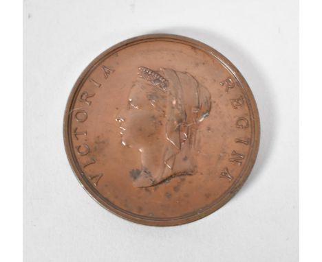 A Victorian Bronze Medallion to Commemorate the International Health Exhibition 1884 