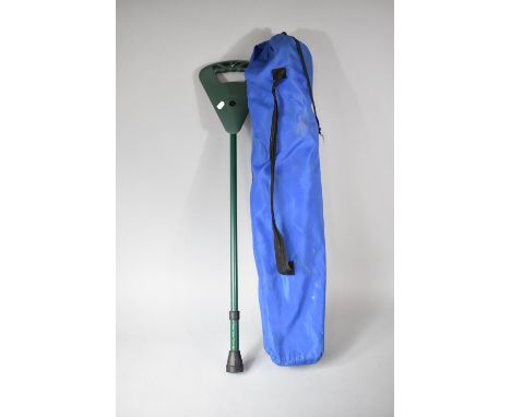 A Modern Shooting Stick and Folding Camping Chair 