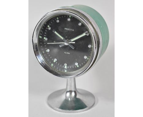 A 1970's Presta Alarm Clock, 18cm high 