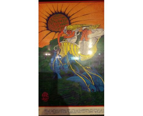 Poster, framed and glazed, from a private collection amassed over twenty years by a collector who lived in San Francisco in t
