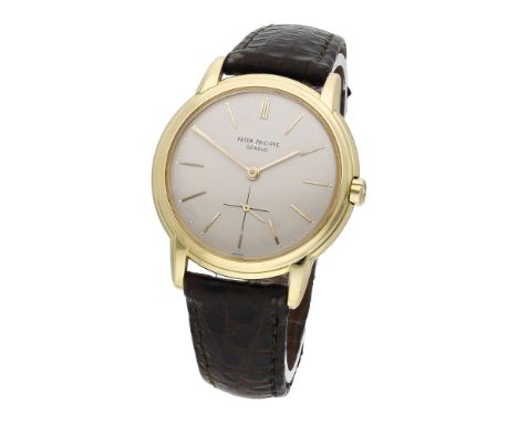 Patek Philippe. A gold automatic wristwatch, Ref. 3433, circa 1962 . Movement: cal. 27-460, automatic, 37 jewels, stamped wit
