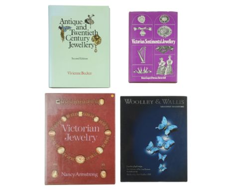 Four reference books/catalogues on antique jewellery: Vivienne Becker: Antique and Twentieth Century Jewellery, Second Editio