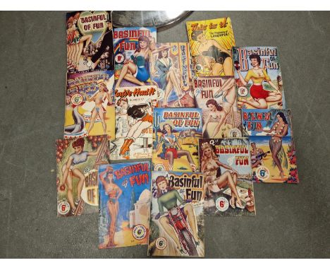 Set of 14 Copies of 1950's Basinful of Fun Adult Vintage Humour Comics