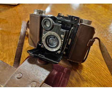 Zeiss Ikon Super Nettel 35mm Rangefinder Vintage Camera