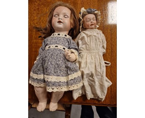 Pair of Vintage German Dolls Toys