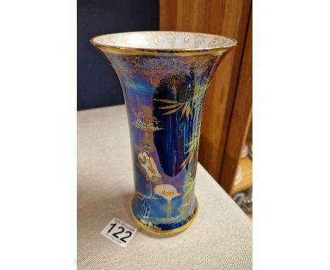 Blue Lustre 1920's Withshaw &amp; Robinson (W&amp;R) Carlton Ware Vase