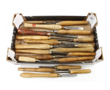 20 turning tools, many by SORBY G+