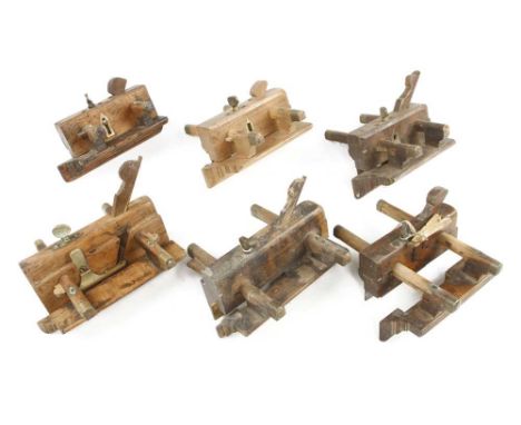 Four ploughs and two sash fillesters for restoration G-