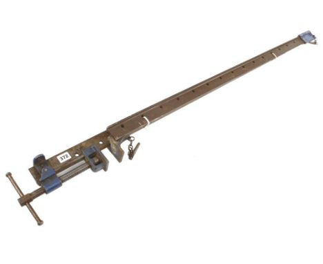 A pair of RECORD 4' sash cramps with 4' extensions G+