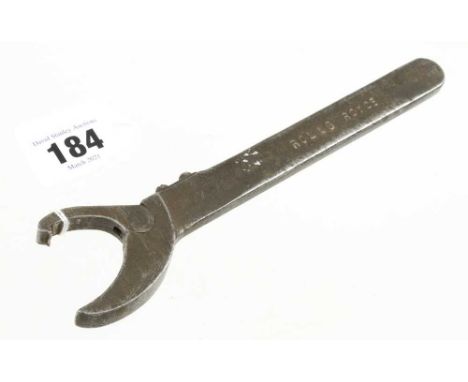 An adjustable spanner marked ROLLS ROYCE G+