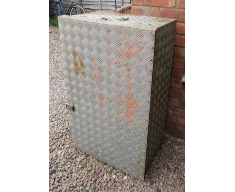 Large metal trunk