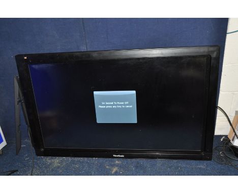 A VIEWSONIC CDE5501-TL 55in LCD DISPAY with hanging bracket and power cable (PAT pass and working) from Abbots Bromley School