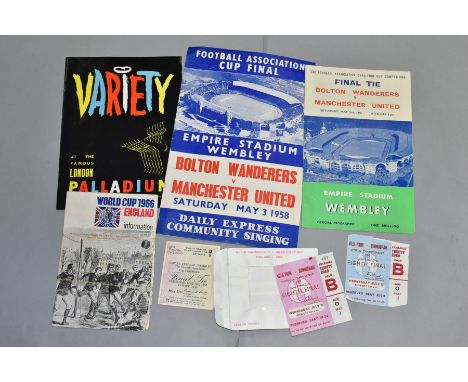 FOOTBALL EPHEMERA, two ticket stubs from the Jules Rimet Cup Eighth Final (1966) July 13th and July 20th both at Villa Park, 