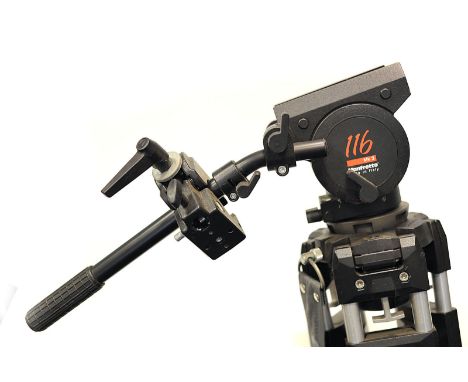 A Manfrotto 130 Tripod, a substantial cine/video tripod with a Manfrotto 116 Mk 3 fluid head