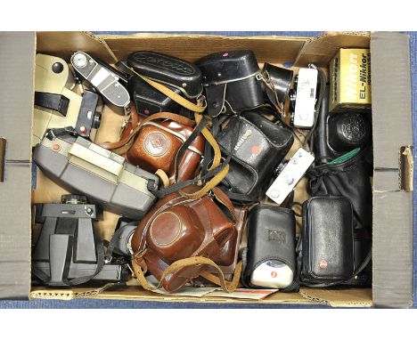 Various Cameras: Rollei 35 and Leica Compact cameras together with others (a lot)