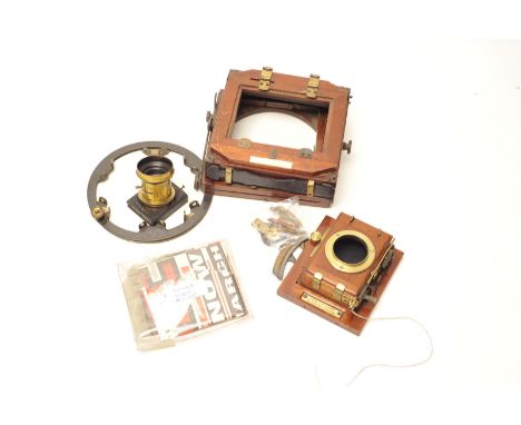 A Quarter-Plate Mahogany Field Camera, AF