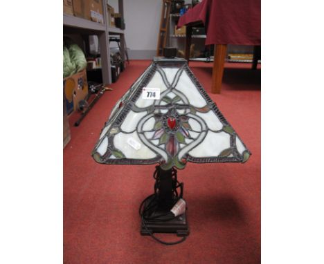 A Tiffany Style Table Lamp.