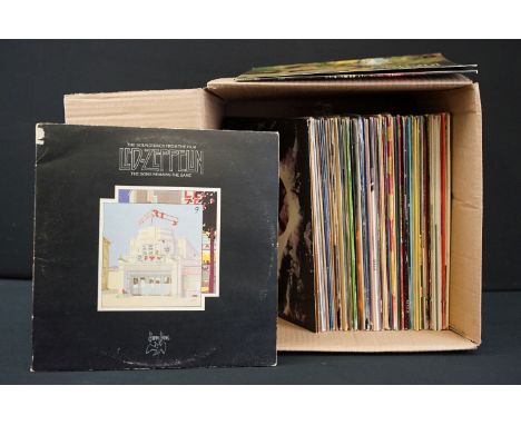 Vinyl - Over 50 Rock &amp; Pop LPs to include Led Zeppelin, Jon Lord, Tangerine Dream, John Lennon, Renaissance, The Byrds, I