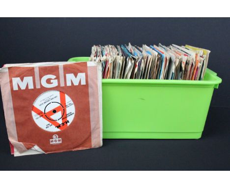 Vinyl - Over 100 Rock / Pop / Folk mainly 1960’s UK pressing 7” singles including some French EP’s and many demo promos to in