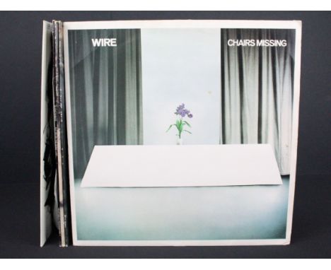 Vinyl - 5 original first pressing post punk LPs and 1 12" to include Wire (Chairs Missing), The Pop Group, The Sound (From Th