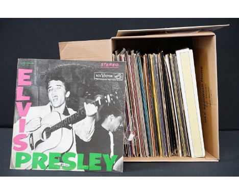 Vinyl - 45 Rock &amp; Roll / Rockabilly LPs and 1 box set featuring mainly US pressings and including original Sun pressings 