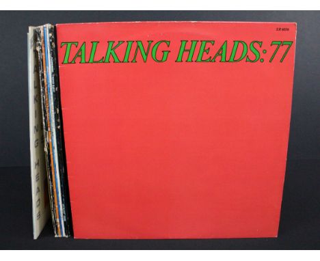 Vinyl - 6 Talking Heads LPs and 5 12" singles to include 77, Fear Of Music, Remain In Light, Stop Making Sense, Little Creatu