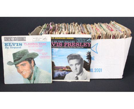 Vinyl - Approximately 150 Rockabilly / Rock ’N Roll / Doo-Wop US and UK 1950’s and 1960’s pressing 7” singles and EP's includ