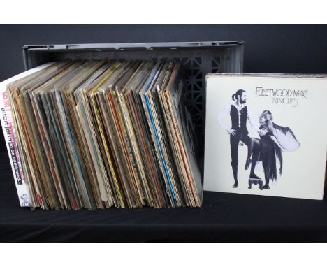 Vinyl - Approx 90 Rock &amp; Pop LPs and 1 CD box set to include Fleetwood Mac, The Eagles, Cat Stevens, Geno Washington x 2,