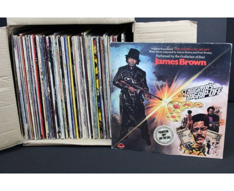 Vinyl - Over 75 Soul / Funk / Disco LPs to include James Brown (US promo), Isley Brothers, The Four Tops, The Temptations, Qu