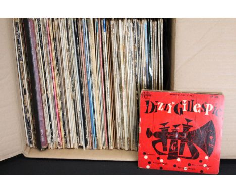Vinyl - Over 75 mainly US pressing Jazz LPs and 3 EPs to include Bill Evans Trio, Chet Baker, Lou Volpe, J J Johnson, Eddie C