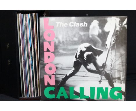 Vinyl - 18 Punk / New Wave / Alt LPs to include The Clash, Blondie, Talking Heads, The Stranglers, Ian Dury, Simple Minds x 2