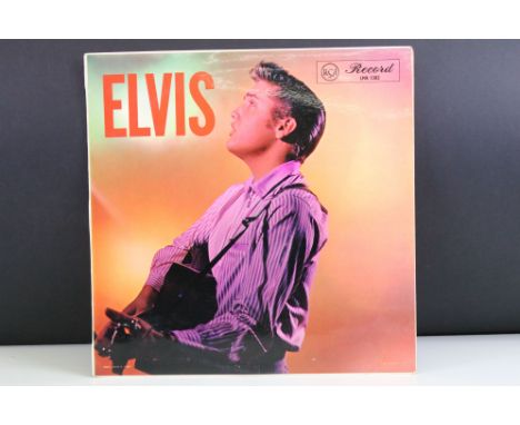 Vinyl - Rock ’N’ Roll - Elvis Presley - Elvis LP on RCA - LPM 1382 New Zealand mono pressing with silver spot labels and deep