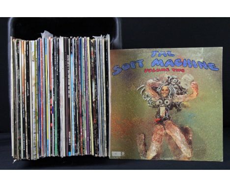 Vinyl - Over 65 Rock &amp; Pop LPs to include Soft Machine, Cream, John Cale, Traffic, The Who, Van Morrison, The Byrds, Ten 