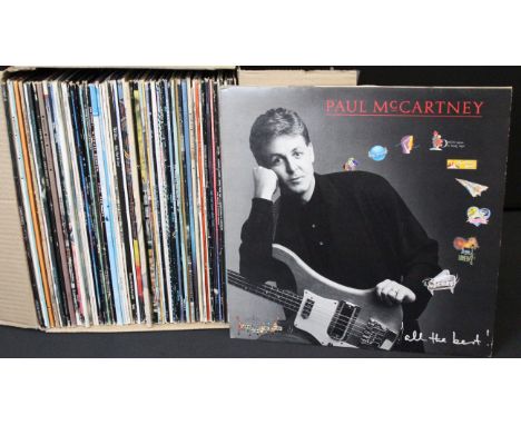 Vinyl - Approx 70 Rock &amp; Pop LPs to include Supertramp, Genesis, Moody Blues, Adam &amp; The Ants, Foreigner, The Police,