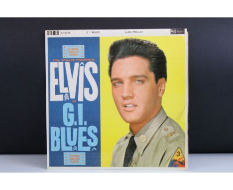 Vinyl - Rock ’N’ Roll - Elvis Presley ‎– G.I. Blues LP on RCA ‎SF 5078. Original UK 1960 west pressing rarer living stereo is