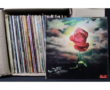 Vinyl - Over 80 Rock &amp; Pop LPs to include Kingdom Come, The Rolling Stones x 2, Cream, Little Richard, Moon, Crosby Still